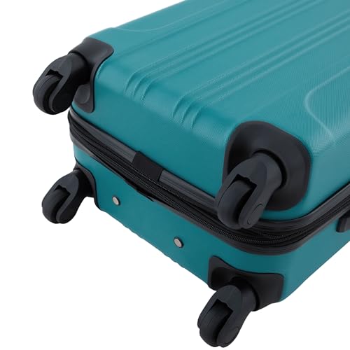 Vacationers Membership Chicago Teal Hardside Expandable Spinner Baggage, 20" Carry-On